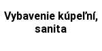 Vybavenie kúpelní, sanita